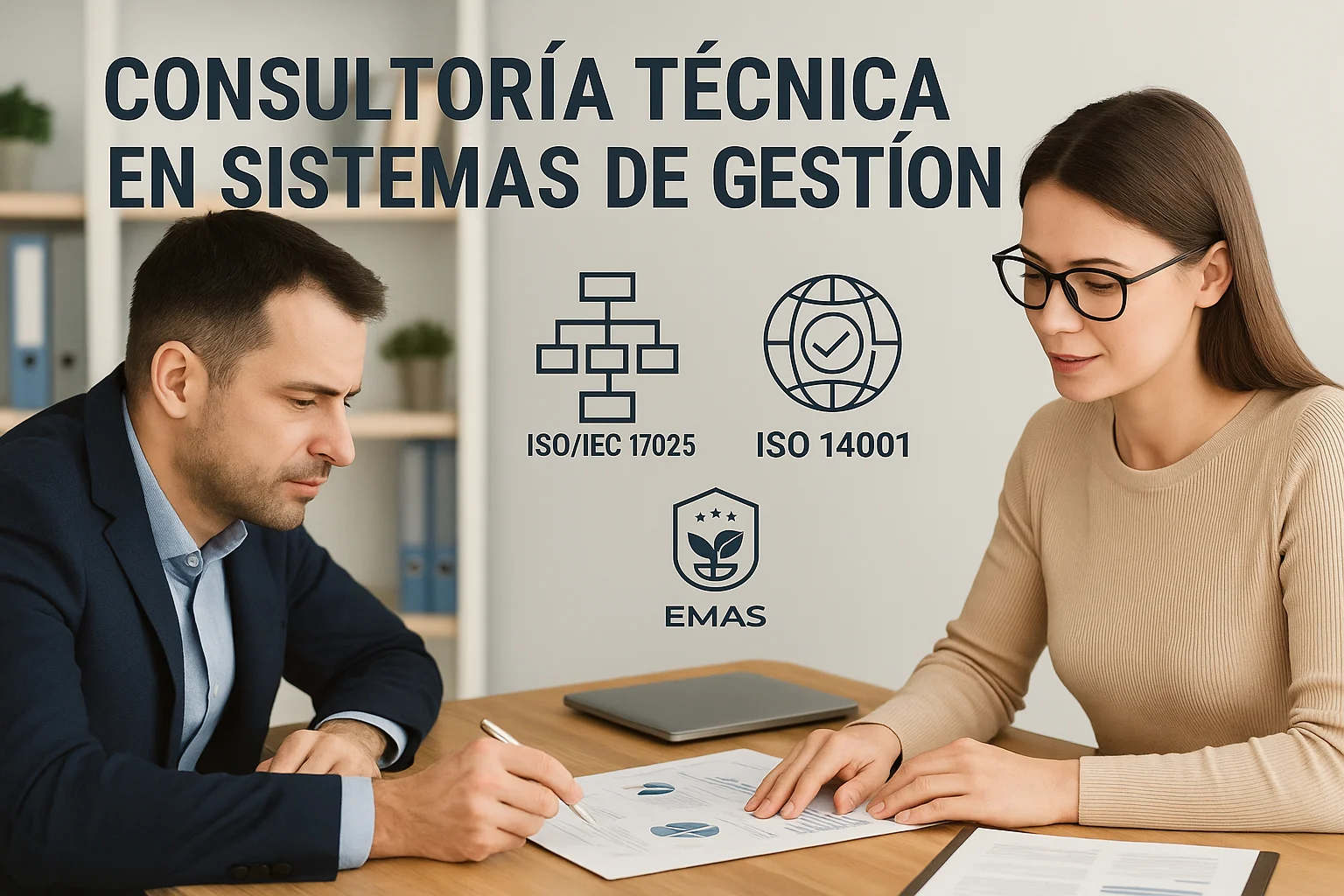 Consultoría técnica de sistemas de gestión ISO/IEC 17025, ISO 14001 y EMAS